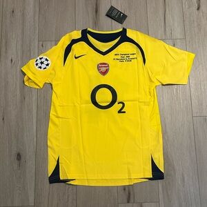 Arsenal Jersey Henry Yellow Final 2006